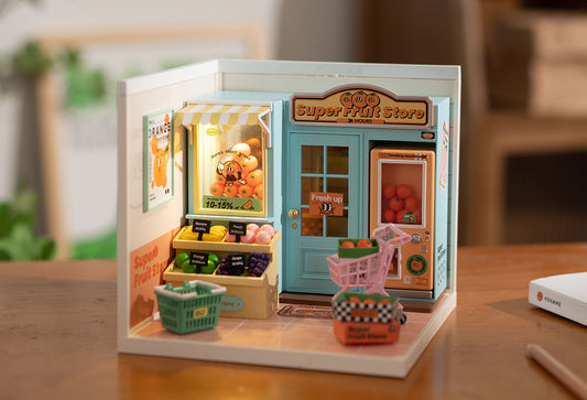 Miniature houses | DIY miniatures | Creative Corner Series | Fruit Store | Gifts for her